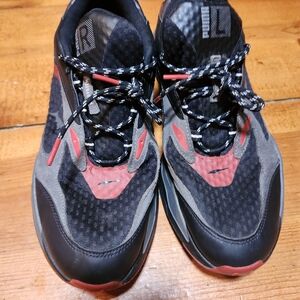 Black and Red Athletic Shoes